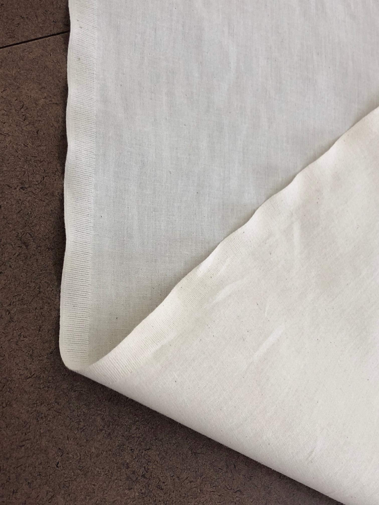 AK TRADING CO. Muslin Fabric/Textile Unbleached - Draping Fabric - Natural 5 Yards Medium Weight - 100% Cotton 63in. Wide
