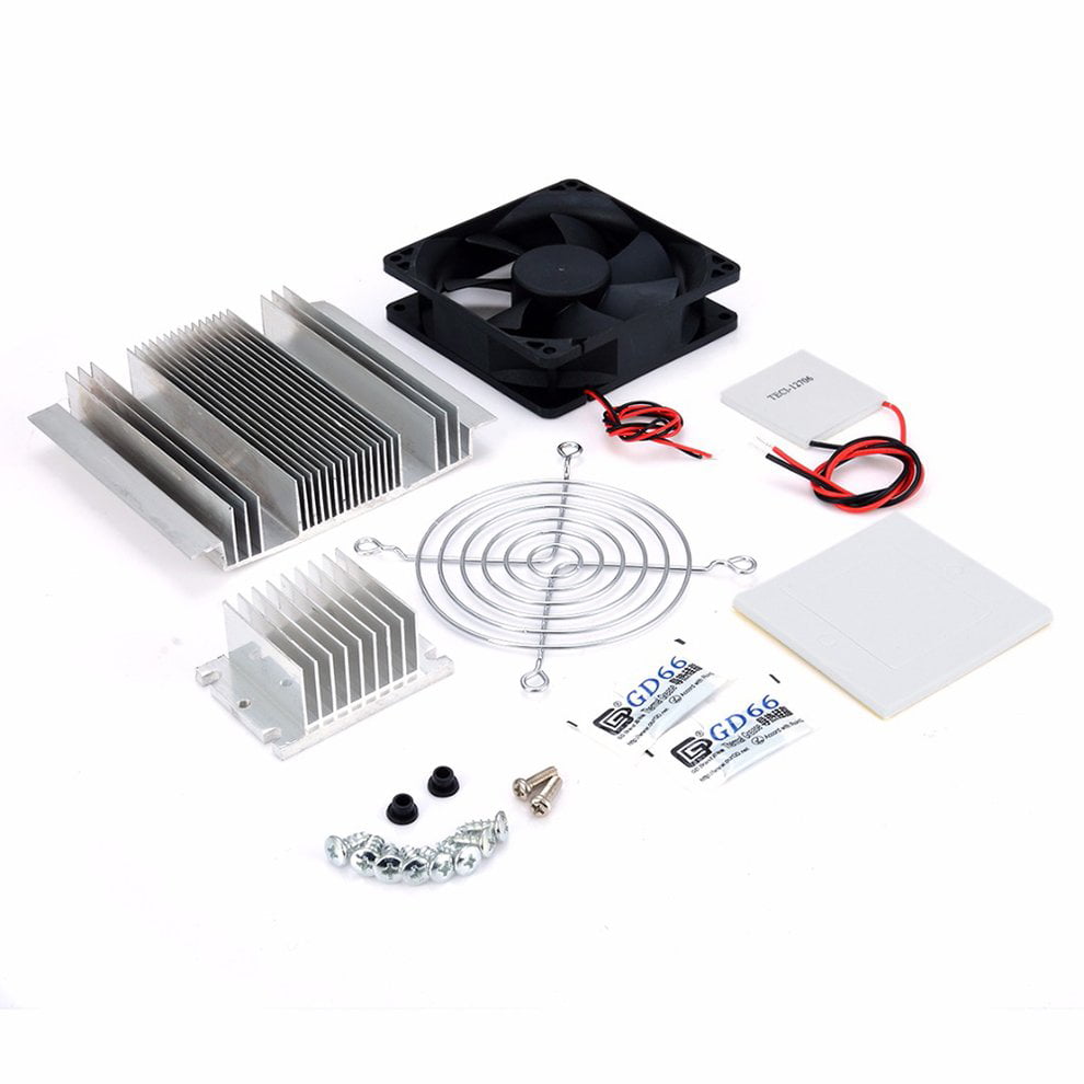 DIY Semiconductor Cooler Kit Semiconductor Cooler Module 6 core Semiconductor Cooler DC 12V for Small Space Cooling Cooling System Cooler Kit Pet Air Conditioner 