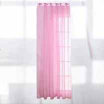 Minkissy Light Diffusion Curtains for Windows Pink Voile Curtains for Homeowners Living Room 1Set