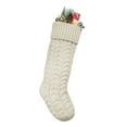 thumbnail image 3 of LanSuare Christmas Knitted Stockings, Knitted Christmas Stockings, Xmas Hanging Stockings for Family Holiday Season Decor, Christmas Decorations, 3 of 4