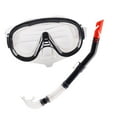thumbnail image 4 of Set de snorkel Gafas de natación Máscara de buceo Gafas de natación para adultos Hombres Mujeres Snorkel Negro Claro, 4 of 8