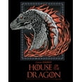 thumbnail image 2 of Junior's Game of Thrones: House of the Dragon Fire Dragon Portrait Graphic Tee Black Medium, 2 of 3