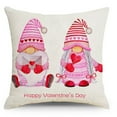 thumbnail image 7 of Valentines Day Pillow Covers decor 4 Pack 18*18inch, Fuwaxung Valentine's Day Pillow Cover case Ornaments Sofa Car for Home Indoor Decorations, 7 of 7