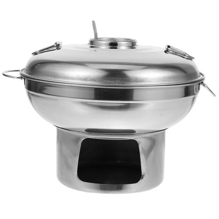 

Axio Stainless Steel Cooking Pot Household Hot Pot Outdoors Indoors Cookware With Alcohol Stove