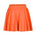 thumbnail image 5 of Womens Tennis Golf Skirt, Pleated Athletic Skirts with Shorts High Waisted Flowy Mini Skort for Workout Sports Cargo Skirt Orange S, 5 of 6