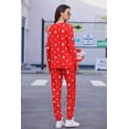 thumbnail image 5 of Ekouaer Womens Jogger Pajama Sets Long Sleeve Sleepwear Round Neck Nightwear Soft Pjs Lounge Sets with Pockets, 5 of 6