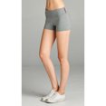 thumbnail image 5 of Essential Basic Junior Women Fold Over Low Rise Short Cotton Spandex Yoga Dance, 5 of 6