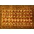 thumbnail image 1 of Ahgly Company Machine Washable Indoor Rectangle Persian Yellow Traditional Area Rugs, 6' x 9', 1 of 4