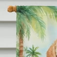 thumbnail image 3 of Goldendoodle Luau House Flag, 3 of 7