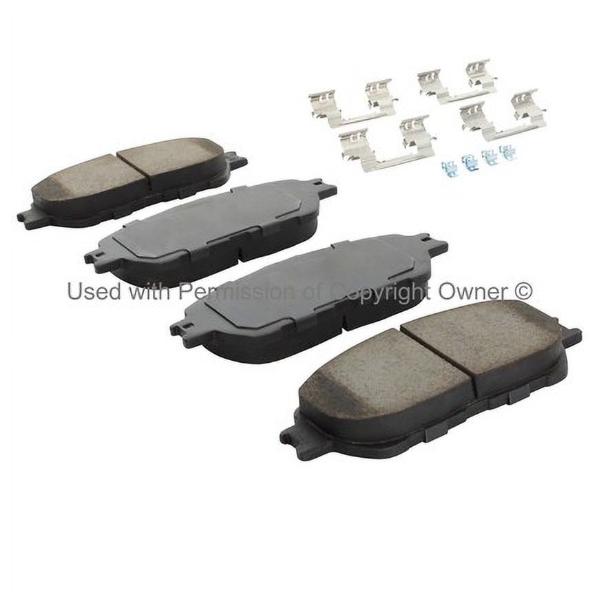 Mpa Electrical 1003-0906BC Quality Built Black Series Ceramic Brake Pads W/
