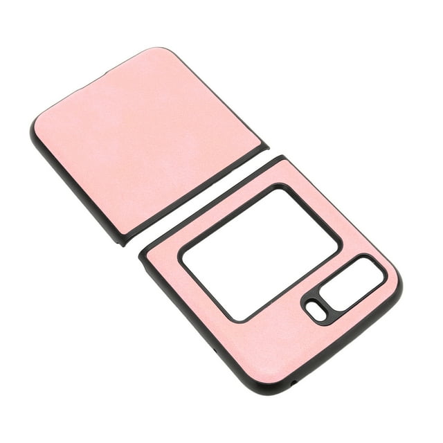 Folding Protective Case Lichee Pattern Scratch Resistant Phone Cover for Moto Razr 2022 Folding Mobile Phone