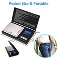 thumbnail image 2 of HUYVMAY Digital Pocket Scale, 500g/0.01g Gram Scale, Weed Scale Digital Weight Grams and Ounce, Mini Small Food Scale Jewelry Scale with Tare Function, Back-Lit LCD, Batteries Included, 2 of 3