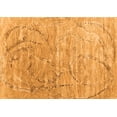 thumbnail image 1 of Ahgly Company Indoor Rectangle Abstract Orange Contemporary Area Rugs, 6' x 9', 1 of 1