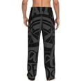 thumbnail image 3 of Disketp Not All Who Wander Are Lost2 Men'S Pajama Pants - Ultra Soft Fleece Sleep And Lounge Pants (Size: S-Xxl), 3 of 9