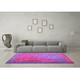 thumbnail image 3 of Ahgly Company Indoor Rectangle Abstract Purple Contemporary Area Rugs, 2' x 3', 3 of 4