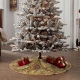 thumbnail image 4 of Rateoe World Map1 Pattern Christmas Tree Skirt with Ties , Christmas Tree Decorations, Farmhouse Christmas Decor Xmas Holiday Decorations-30", 4 of 6
