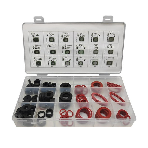 141 Pieces Rubber Washer Assortment Set Different Sizes for