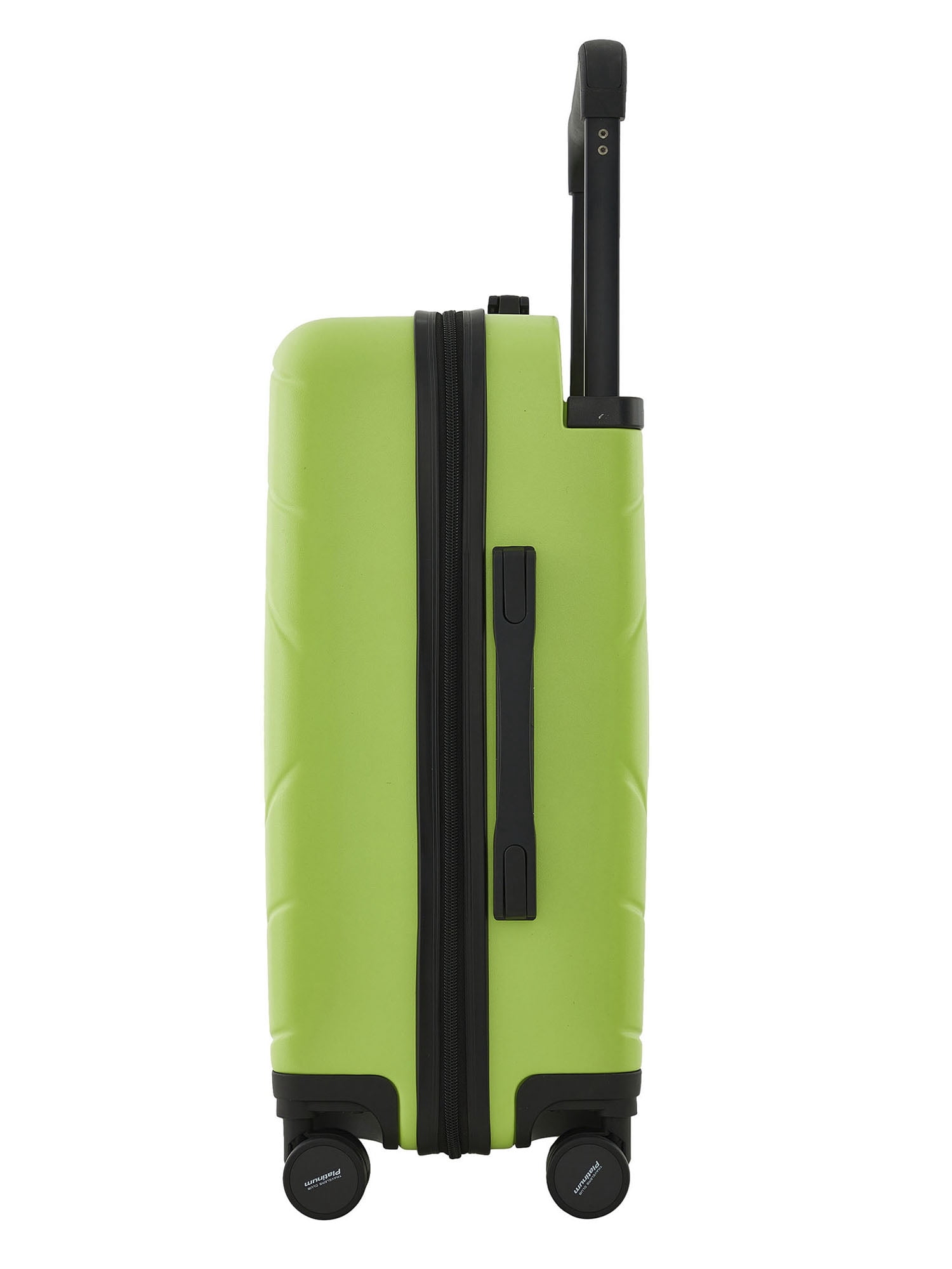 Travelers Club 2pc Rolling Hard Case Travel Luggage Set with Extra Wide Telescopic Handle , Lime