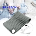 thumbnail image 3 of Manta eléctrica calefactora para el hogar, estera calefactora térmica para cama, calentador cálido de invierno, chaleco de cubierta caliente multifunción gris, 3 of 4