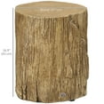 thumbnail image 3 of HOMCOM Table d'Appoint Latérale avec Fini Grain de Bois pour Extérieur Intérieur, Naturel, 3 of 10