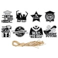 thumbnail image 2 of Graduation Hanging Decorations 8 Pieces,Gold Glitter Class of 2026 Paper Pendant Set,Congrats Grad Party Supplies for Tree Ornaments Wall Hangs,Graduation Photo Booth Props for College High School, 2 of 9