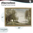 thumbnail image 4 of Stupell Industries Rustic Lodge Tranquil Lakeside Path Gold Floating Frame Canvas Art, 25 x 17, by Amber Sterling, 4 of 8