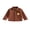 Brown, variant on BemeyourBBs Toddler Baby Boy Girl Thanksgiving Outfit Baby Boys Girls Corduroy Button Down Shirt Jacket Fall Winter Shacket Turkey Embroidery Long Sleeve Lapel Neck Cardigan Blouses Coat with Pocket