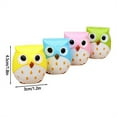 thumbnail image 3 of WHEANG Home Decor Cute Animal Owl Pencil Sharpener Creative Kawaii Cutter School Manual Large Eyebrow Pencil Cutter Accessory One Size Blue, 3 of 9