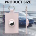 thumbnail image 2 of Tesla Key Card Holder with AirTag Slot, AirTag Card Key Holder for Tesla Model 3 Y S X Cybertruck, Key Card Protective Case Cover with Key Chain Key Ring for Tesla, 1 Pack, 2 of 2