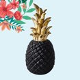 thumbnail image 5 of FENGGUIQU 2 Black Pineapple Shaped Decor Indoor Outdoor Special Occasions 5.9×3.9×2.4in, 5 of 6