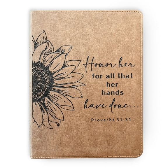 Custom KJV Bible | Wide-Margin Bible | Custom Bible Engraved King James Version | Christian Gifts Baptism Gifts KJV Bible Women Men