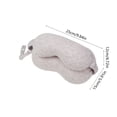 thumbnail image 4 of Travel Neck Pillow with Eye Mask, Large 500g Memory Foam U Shaped Pillow, Extra Support Airplane Neck Rest, Shade Sleep Mask for Travel Office by Xuniizn, 4 of 7
