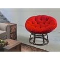 thumbnail image 4 of Blazing Needles Twill Papasan Cushion, 48" x 6" x 48", Black, 4 of 5