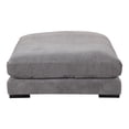 thumbnail image 2 of Moe's Home Collection Tumble Contemporary Fabric Ottoman in Gray, 2 of 5