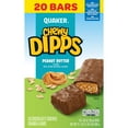 thumbnail image 6 of Quaker Chewy Dipps Peanut Butter Granola Bars, 20 Count, 1.05 oz Bars, 6 of 8