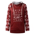 thumbnail image 4 of Camisas informales de manga larga para mujer, blusas con capucha y estampado navideño Fridja  fhghd4649, 4 of 6