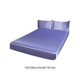 thumbnail image 3 of Queen Size Satin Sheets Set 4 Piece Bed Sheets For Hot Sleepers Deep Pocket Bedding Set For Mattress Up To 16 Inch Brushed Microfiber Bed Sheets L, 3 of 6