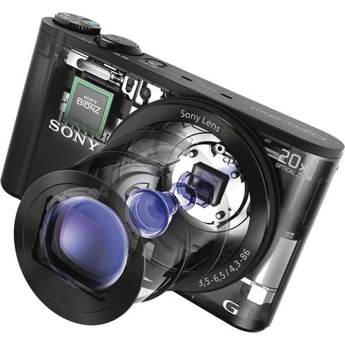 Sony DSC-WX300/B 18.2 MP Digital Camera with 20x Optical Image 