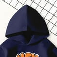 thumbnail image 6 of KPOPLK Girls Hoodie Sweatshirt Set Soft, Cozy, and Versatile Pack of 3 with Full and Half Zips(7-8 Years,Navy), 6 of 7