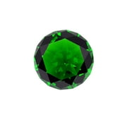 TRIPACT Original Color 100mm (4 inch) True Emerald Green Diamond Shaped Jewel Crystal Paperweight A Grade 01