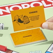 Monopoly Board Game, Classic Game with Storage Tray and Larger Tokens, Family Games for Kids, 8 and up