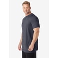 thumbnail image 3 of KingSize Men's Big & Tall No Sweat Longer-Length Short Sleeve Crewneck Tee, 3 of 6