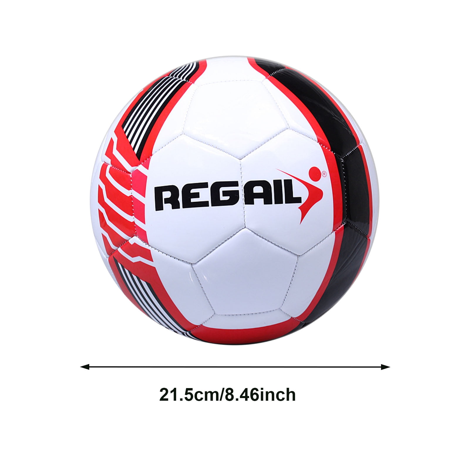 Summit Football Ball Size 5 PU Leather White Blue Soccer Balls SENT INFLATED 