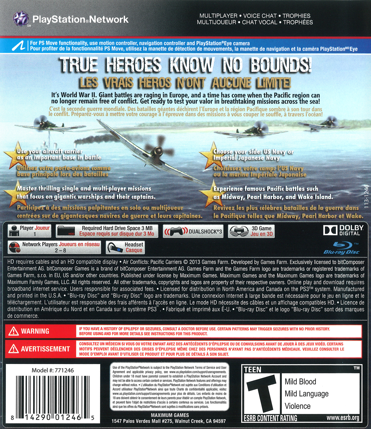 Air Conflicts Pacific Carriers - Playstation 3 - image 5 of 5