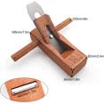 thumbnail image 4 of Cepillo para trabajar la madera, cepillo manual para madera, herramienta de chaflán de carpintero de 185 mm de largo, hoja de sierra de cinta, herramienta para cepillar y cortar madera, 4 of 5