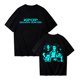 thumbnail image 1 of Pop cazadora para niña Demon Hunters Boys Girls Fashion Round-Neck Group Panels T Shirt （Gray）, 1 of 3