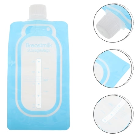 ELAYARD 22Pcs Self Standing Breastmilk Storage Bags with Measurement Scales for Easy Feeding