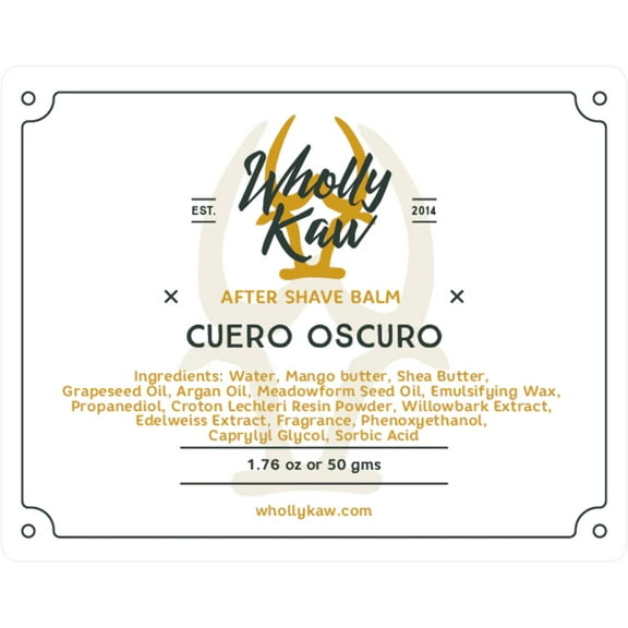 Cuero Oscuro After Shave Balm