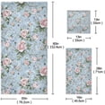 thumbnail image 2 of Coolnut 3 PCS Towel Roses and Peonies Cotton Bath Towel Set (1 Bath Towel, 1 Hand Towel, 1 Washcloth) for Bathroom, Super Soft and Quick Dry Towels, 2 of 6