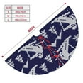 thumbnail image 3 of Rateoe Abstract Skiing Print Christmas Tree Skirt 36" for Xmas Holiday New Year Party Circle Tree Mat Ornaments Decoration, 3 of 7